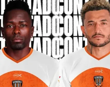 Zagueiro Kanu e o atacante Rogério, ex-Vitória e Bahia, respectivamente