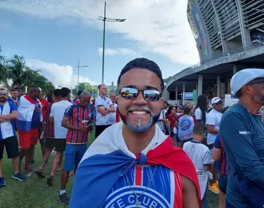Lucas Corrêa, torcedor do Bahia