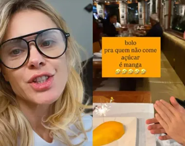 Carolina Dieckmann deu manga ao filho