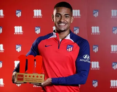 Samuel Lino, atacante do Atlético de Madrid