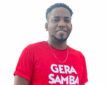 Day Ferreira,  um dos cantores do Gera Samba