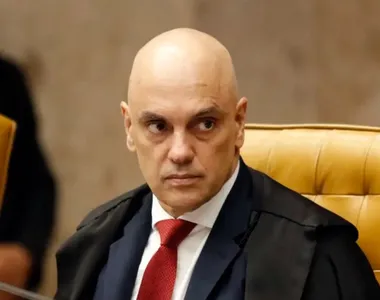 Réu sentou na cadeira do ministro Alexandre de Moraes
