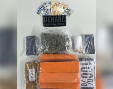 Maconha, cocaína e crack foram apreendidos durante a ação