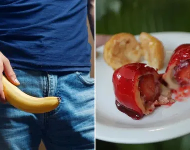 Homem queima pênis com calda quente
