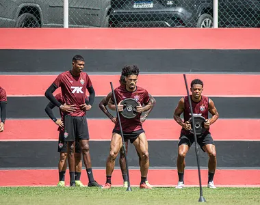 Treino rubro-negro