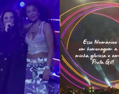 Ludmilla e Ana Carolina ao som de Sinais de Fogo