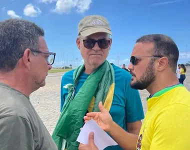 Bolsonaristas se concentraram na Boca do Rio