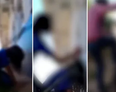 A agressão foi filmada pelas adolescentes