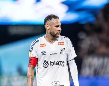 Neymar, atacante do Santos