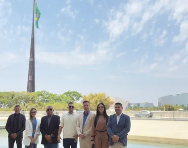 Políticos e empresários em Brasília