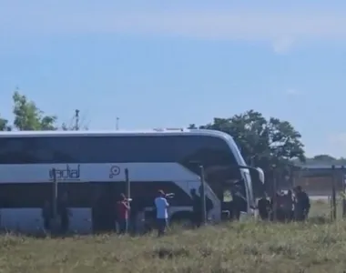 Chegada do Vitória em Salvador