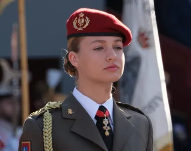 A princesa Leonor de Borbón passou por Salvador em uma etapa do navio-escola