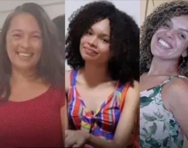 Maria Helena, a filha, Mariana, e a amiga, Alexandra
