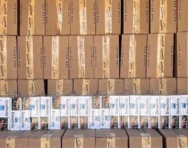 Carga de cigarros apreendida