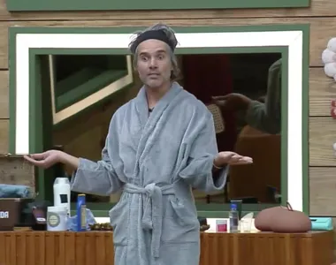 Ator pegou ar dentro do reality show rural