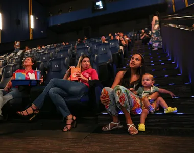 Mamães es seus bebês curtiram o filme