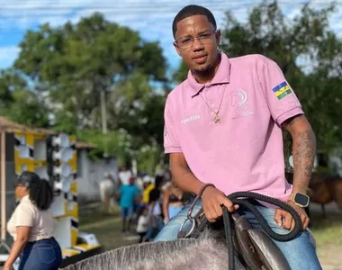 A vítima, Mailson Borges Lopes, em seu perfil no Instagram