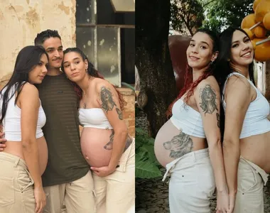 Philippe, Júlia e Thaliny