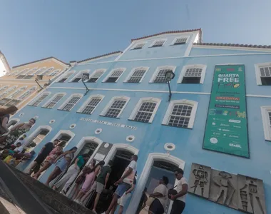 Fachada da Fundação Casa de Jorge Amado