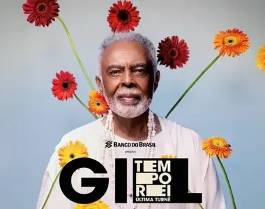 "Tempo Rei" será a última grande turnê de Gilberto Gil
