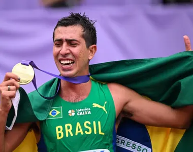 Caio Bonfim foi o primeiro brasileiro campeão mundial de marcha atlética