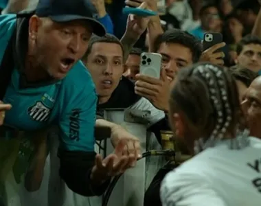 Neymar se irritou com torcedor após derrota do Santos para o Internacional