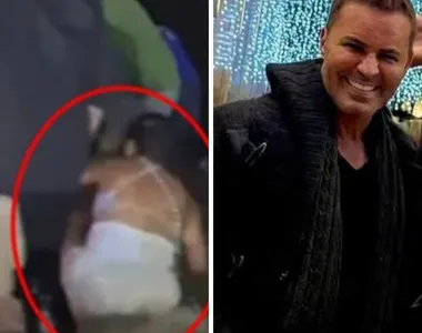 Mulher foi jogada na água após subir no barco