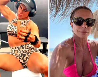 Vovó fitness mostrou o resultado da dieta