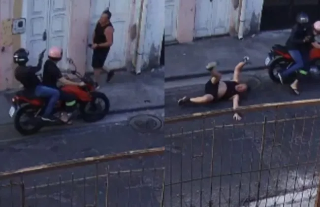 Imagem ilustrativa da imagem Homem reage a assalto e acaba baleado no Carmo; veja vídeo