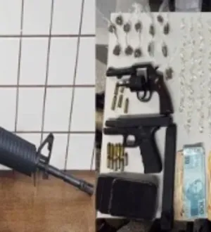 Imagem ilustrativa da imagem Ação policial contra traficantes do BDM 'derruba' 2 e apreende armas