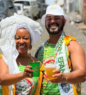 Imagem ilustrativa da imagem Afoxé Filhos de Korin Efan lança tema e abadá do Carnaval com Tia Má