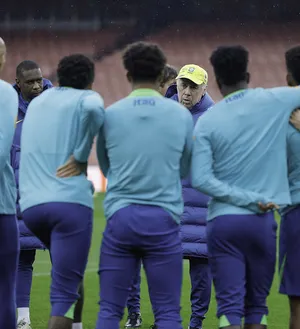 Imagem ilustrativa da imagem Dá para sentir o dedo do técnico Carlo Ancelotti na Seleção Brasileira