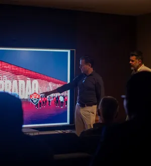 Imagem ilustrativa da imagem Vitória apresentará projeto da Arena Barradão para a torcida