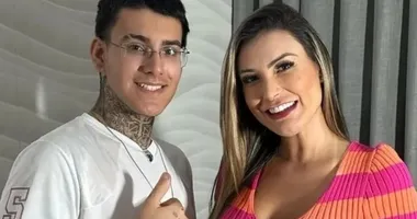 Imagem ilustrativa da imagem Após polêmica com o filho, Andressa Urach aparece vestida de santa