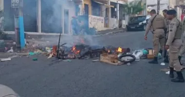 Imagem ilustrativa da imagem Protesto em bairro de Salvador barra entrada de buzu