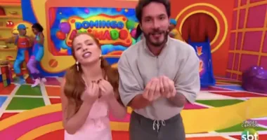 Imagem ilustrativa da imagem Viih Tube e Eliezer se passam e tacam beijão em programa infantil