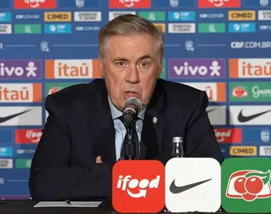 Carlo Ancelotti, técnico da Seleção Brasileira