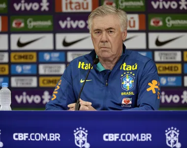 Carlo Ancelotti, técnico da Seleção Brasileira