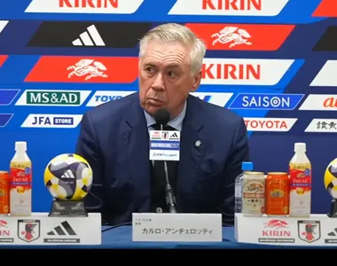 Carlo Ancelotti, técnico da Seleção Brasileira