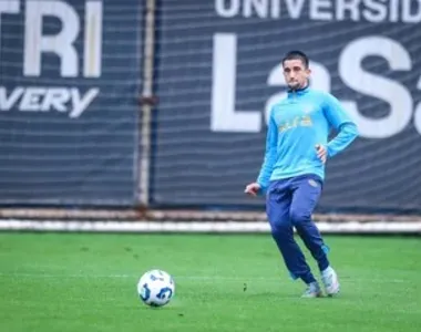 Cristian Oliveira, atacante do Grêmio, encaminhado com o Bahia