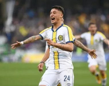 Alejo Veliz em ação pelo Rosario Central