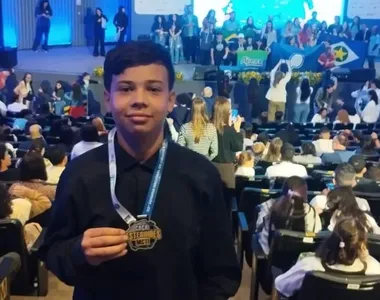 Rafael Sousa Silva, de 14 anos recebeu um prêmio da NASA