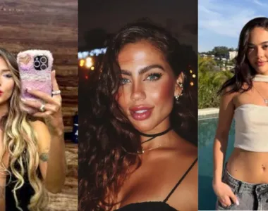 Da esquerda para direita: Mc Thammy, Catherine Boscoy e Aila Loures