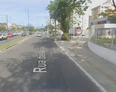 Situação aconteceu próximo ao Colégio Estadual Rômulo Almeida