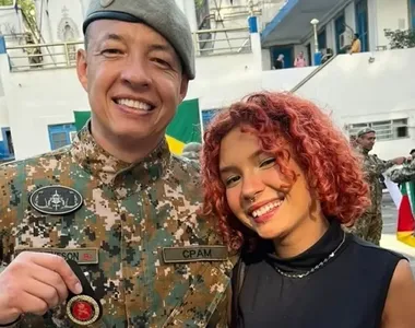 Major se despediu da filha Naysa Kayllany da Costa
