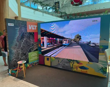 Perspectiva de como ficará o VLT