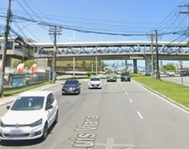 Acidente aconteceu em uma importante via de Salvador