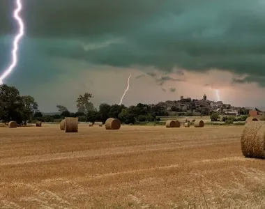 Raio caiu perto de homem no oeste da Bahia