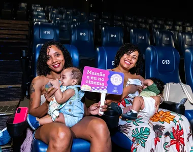 Mães e bebês no CineMaterna