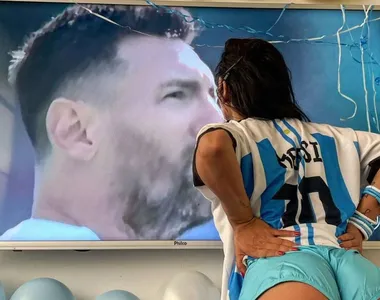 Suzy Cortez, modelo brasileira e fã de Lionel Messi